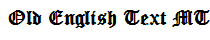Old English Text MT
